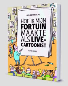 hoe ik mijn fortuin maakte als live cartoonist